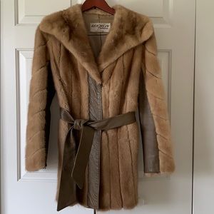 Vintage Reichlin Furriers Mink Coat Size 12/14
